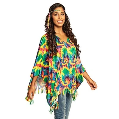 Afbeelding van Boland Poncho Hippie (one size) Volwassenen Grappig Fout