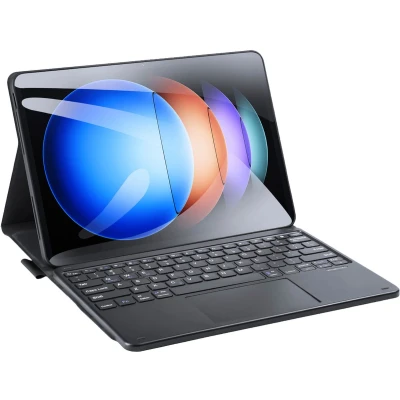 Afbeelding van Dux Ducis QWERTY Bluetooth Keyboard Bookcase Geschikt voor de Xiaomi Pad 6S Pro 12.4 Zwart