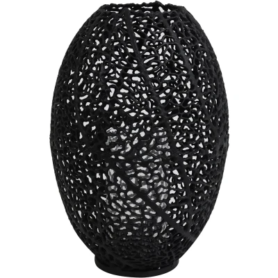 Afbeelding van Light &amp; Living Windlicht SINULA Ø33x51cm Zwart