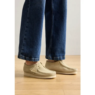 Afbeelding van Clarks Originals Wallabee Veterschoenen maple, Dames, Maat: 38, Maple Veloursleer