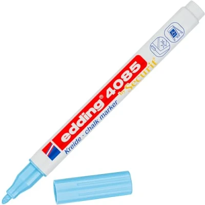 Afbeelding van Krijtstift edding 4085 by Securit rond 1 2mm pastel blauw