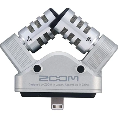Afbeelding van Zoom iQ6 XY Stereo Microfoon voor iPhone en iPad Zilver