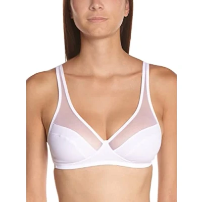 Afbeelding van DIM Generous Wireless BRA Triangel BH, Dames, Maat: 85B, White