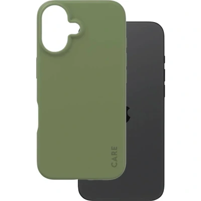 Afbeelding van PanzerGlass CARE by ® Fashionable Backcover Apple iPhone 16 Groen Inductieve lading