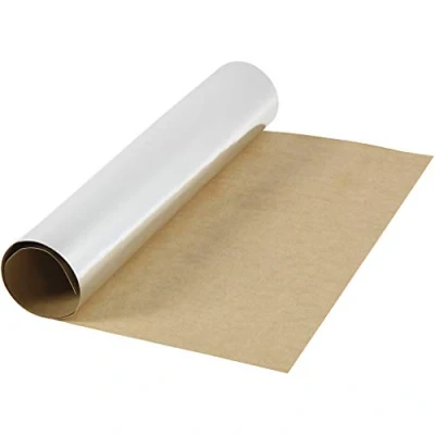 Afbeelding van Creotime Leerpapier Zilver 1 M