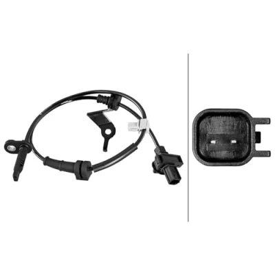 Afbeelding van HELLA 6PU 358 218 651 ABS Sensor Met verbindingsstuk Geluidsensor 2 585