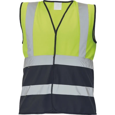 Afbeelding van Cerva LYNX DUO high vis vest 03030115 HV Geel/Navy 3XL