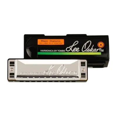 Afbeelding van Lee Oskar Mondharmonica Major diatonic in toonsoort A Beste prijs/kwaliteit merk veel gekozen ontwerp autentieke bluesharp voor vele speel stijlen diatonische harmonica
