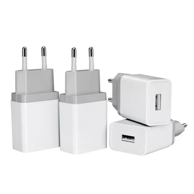 Afbeelding van 4 stuks 12 W 2,4 A/5 V USB opladers, aansluiting, oplaadaansluiting, compatibel met iPhone Galaxy Xiaomi Pixel Huawei
