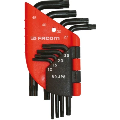 Image de FACOM 89.JP6 jeu de clés Torx à angle droit dans un support 6 pièces