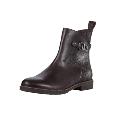 Afbeelding van Marco Tozzi Korte laarzen, Dames, Maat: 38, Mocca comb Leer/ synthetisch