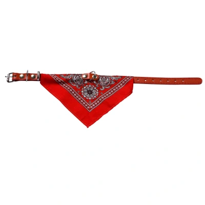 Afbeelding van Adori Halsband Met Zakdoek Rood Hondenhalsband 45x1.8 cm