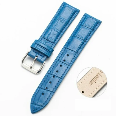 Afbeelding van Garmin Forerunner 255 Crocodile leren bandje Blauw