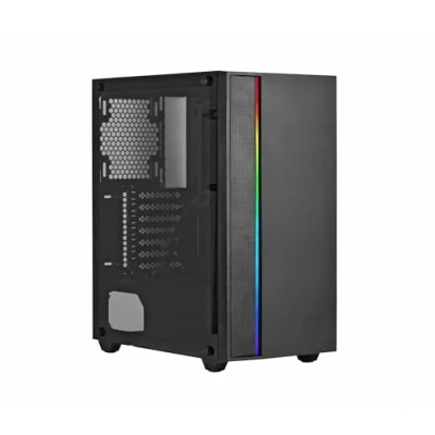 Afbeelding van Vision 7038 Gaming PC behuizing Duurzaam ABS &amp; SPCC frame RGB verlichting Meerdere connectiviteit opties en koelventilatoren