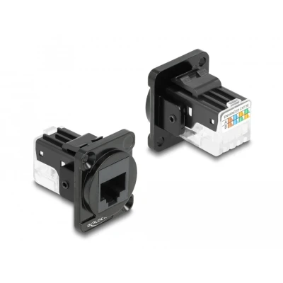 Afbeelding van Delock D type module RJ45 Cat.6A Bu naar LSA (Netwerk accessoires), Netwerk accessoires