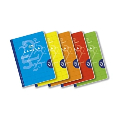Afbeelding van Notitieboekje Lamela Multicolour A4 (5 Stuks)