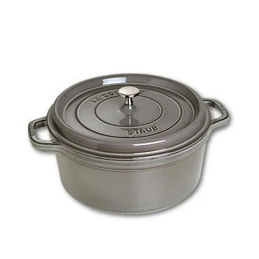 Afbeelding van Staub Ronde Stoof /Braadpan 28 cm Grafietgrijs