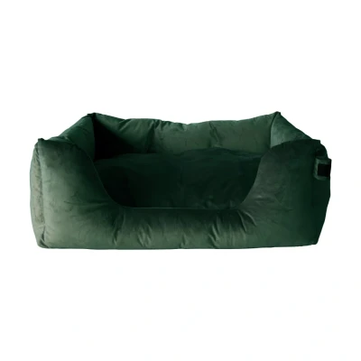Image de Kentucky Lit pour Chien velours Pine Green M 80x60cm