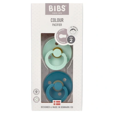 Image de Bibs 2 Sucette Duo Mint/forest Lake