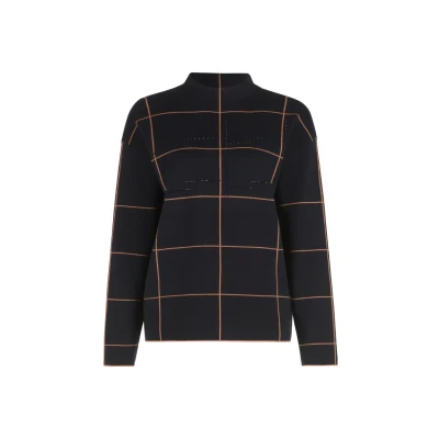 Afbeelding van Betty Barclay Trui, Dames, Maat: 46, Patch black brown