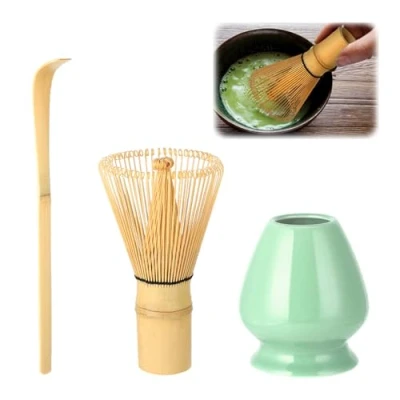 Afbeelding van Wenrescry matcha garde, bamboe 80 tanden, groene theepoeder, Japanse handgarde (Mei Ziqing)