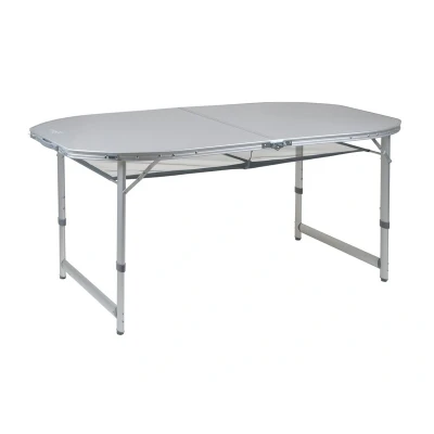 Afbeelding van Bo Camp Tafel Premium Ovaal Koffermodel 150x80 cm Campingtafel