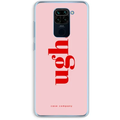 Afbeelding van Case Company® hoesje geschikt voor Xiaomi Redmi Note 9 Ugh Soft Cover Telefoonhoesje Bescherming aan alle Kanten en Schermrand