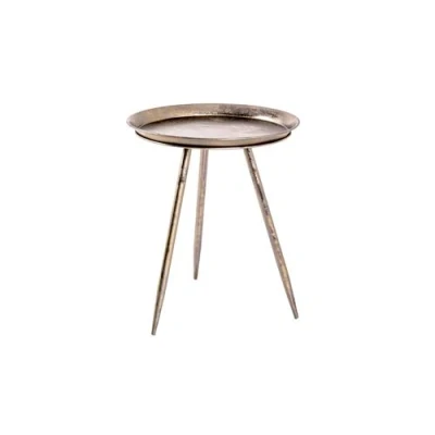 Image de Table basse ronde SHYNA en métal 44cm Bronze