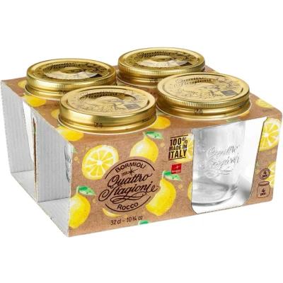 Afbeelding van Bormioli Rocco Weckpot Quattro Stagioni ø 9 cm / 320 ml 4 stuks