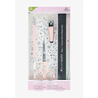 Afbeelding van Brushworks NAIL Pamper SET Nagelverzorgingsset, Dames, Maat: One Size, Pink