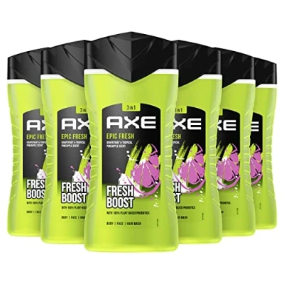 Afbeelding van 12x Axe Douchegel Epic Fresh 3 in 1 250 ml