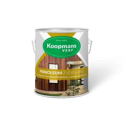 Afbeelding van Koopmans Perkoleum Ebbenzwart Zijdeglans Transparant 2.5L kleur Beits