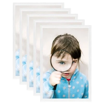 Afbeelding van Fotolijsten 5 st voor tafel 21x29,7 cm MDF wit