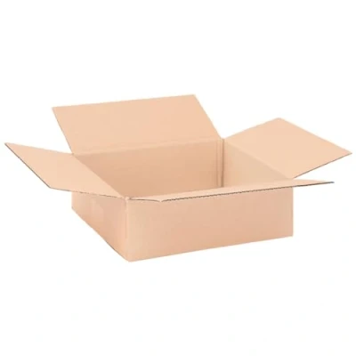 Afbeelding van verpacking 25 stuks vouwdozen 280 x 220 95 mm bruin (buitenmaat 285 225 105 mm) KK 29 enkele golfkarton voor middelgrote producten