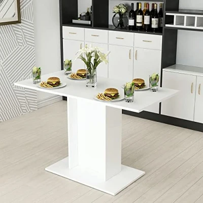 Afbeelding van Eettafel Galten 75x120x60 cm wit