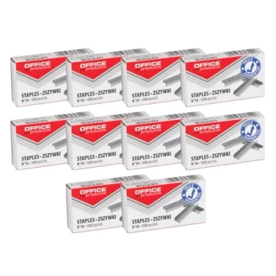 Afbeelding van OFFICE PRODUCTS 18071019 19 nietjes, verzinkt, 10.000 stuks