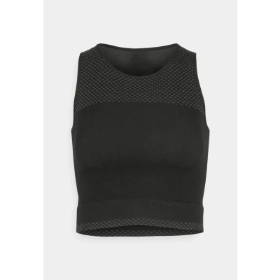 Afbeelding van ONLY Play Onpjamina SEAM Short Top, Dames, Maat: Large, Black