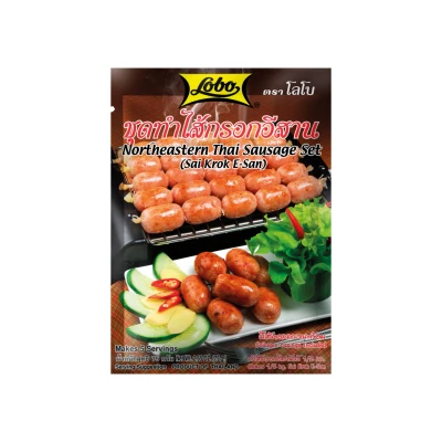Afbeelding van Lobo Thai worst set Sai Krok E San 75 g