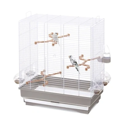 Afbeelding van Imac Vogelkooi Carlotta Taupe / Wit 50X30X56 CM