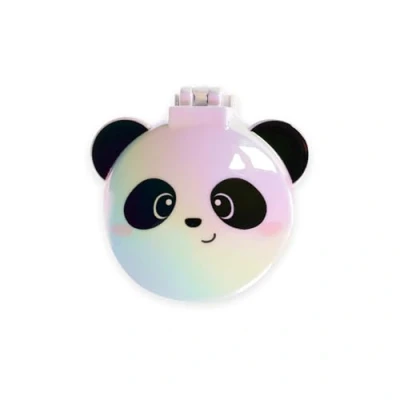 Image de HAIRBRUSH WITH MIRROR NICE HAIR WHITE PANDA 4X