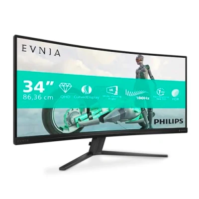 Image de Ecran PC Gamer Incurvé Philips 34 WQHD 180Hz Dalle Fast VA 1ms 34M2C3500L/00