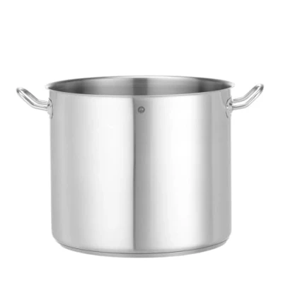Afbeelding van Hendi Kookpan hoog zonder deksel 21L inductiegeschikt koelblijvende handgrepen ⌀320x(H)270mm