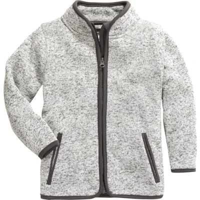 Image de Playshoes veste Knitpolaire polaire gris junior