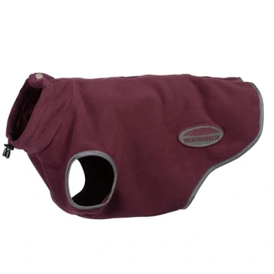 Afbeelding van Weatherbeeta Hondenjas Comfitec Fleece Zip Maroon/Grijs 55cm
