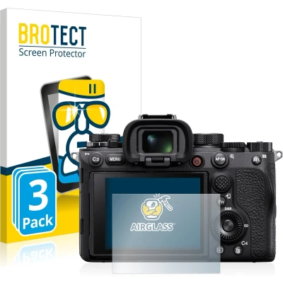 Afbeelding van BROTECT Screenprotector voor Sony Alpha 1 Folie Beschermfolie Beschermglas transparant (3 Stuks)