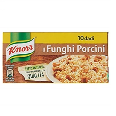 Afbeelding van Knorr Italian Stock Cube met Porcini Mushrooms 100 g, 3 stuks