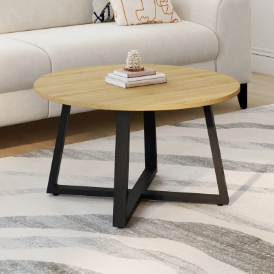 Image de Table basse ronde 70 cm IDMarket