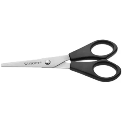 Afbeelding van Westcott schaar 13 cm, symmetrische ogen, zwart