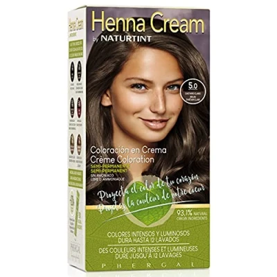 Afbeelding van Naturtint Henna Cream 5.0 Licht Bruin 110ml