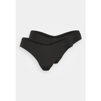 Afbeelding van Sloggi Hipstring 2 PACK String, Dames, Maat: XS, Black